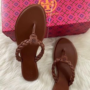 Tory Burch Braided Benton Thong Sandal
